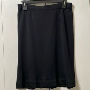 Misook Vintage Black Pencil Skirt